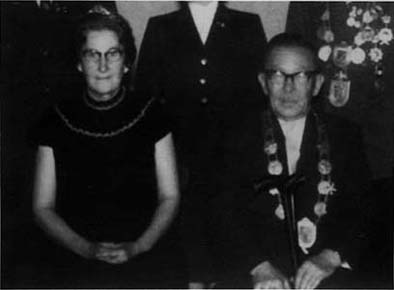 Königspaar 1960/1962 Hermann und Clementine Schulz
