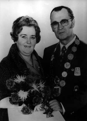 Königspaar 1973/1974 Willi und Luise Klein