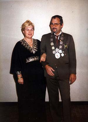 Königspaar 1980/1981 Fritz und Wilma Peters