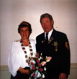 Königspaar 1993/1995 Yvonne Krause und Heinz Jähnert
