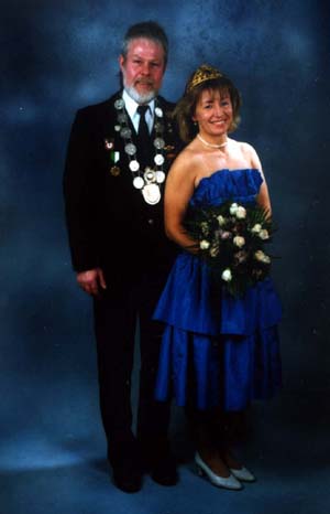 Königspaar 1997/1999 Rainer und Jadwiga Packebusch