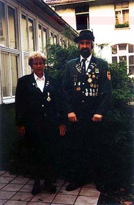 König der Könige und Schützendame 1998/2000 Detlef Frühauf und Waltraud Jung